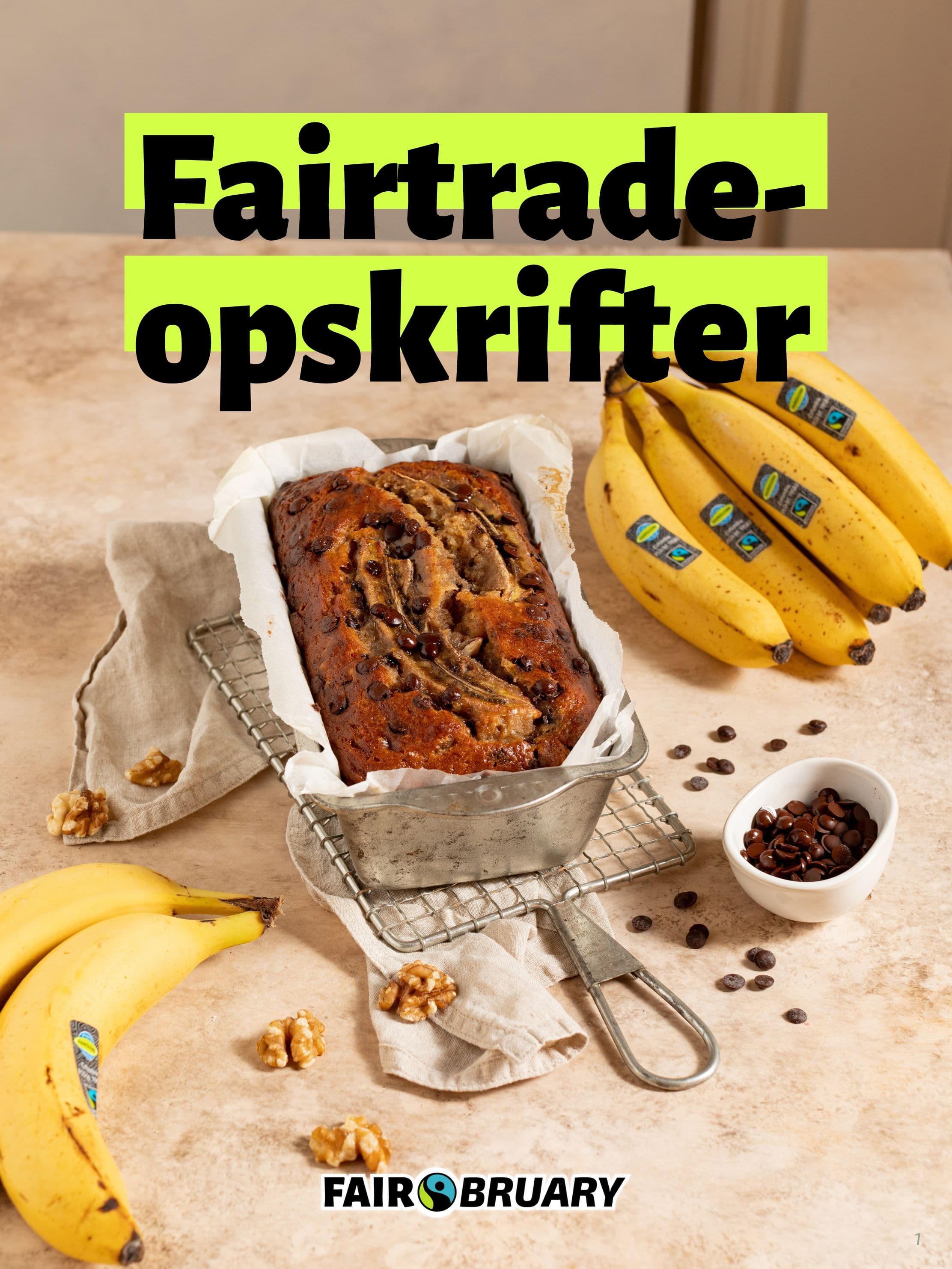 Fairtrade opskrifthæfte Fairbruary 2025
